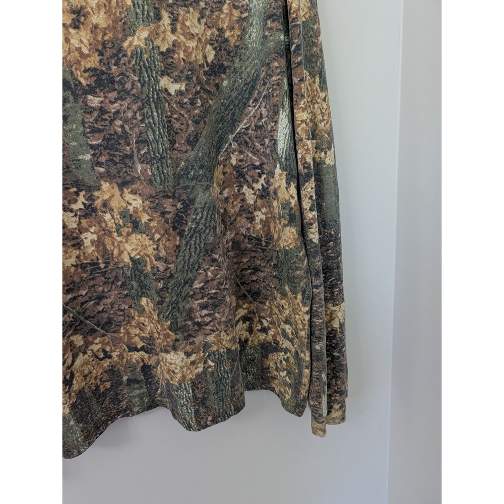 Vintage Americas Best Retro Tree Camo Long Sleeve T-Shirt XXL USA Cotton Forest - Picture 12 of 13